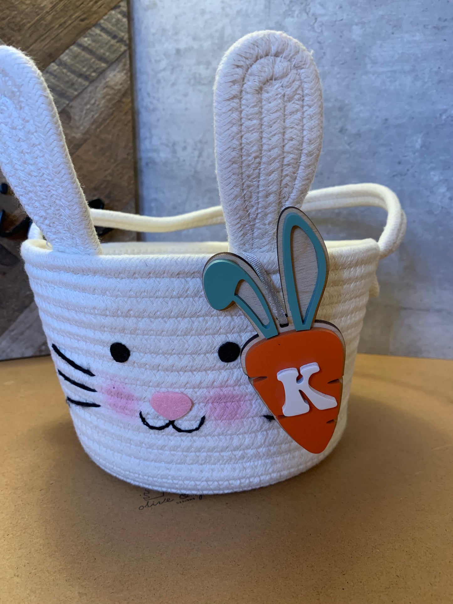 Personalized Easter Basket Tag