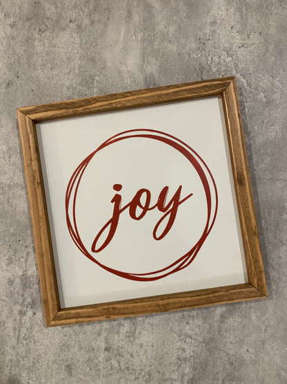 Joy Holiday Sign